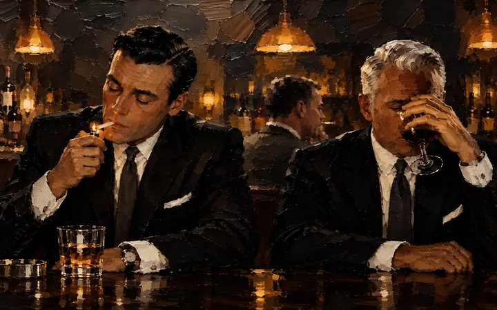 The Club: Last light, last pour.